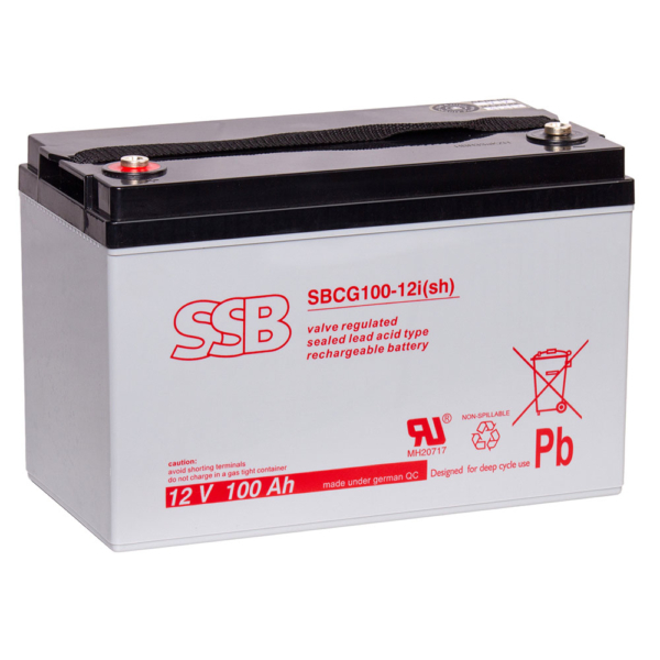 Akumulator SSB kwasowo - ołowiowy SBCG 100-12i(sh) 100 Ah