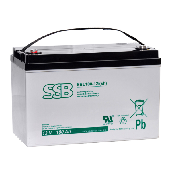 Akumulator SSB kwasowo - ołowiowy SBL 100 - 12i(sh) 100 Ah