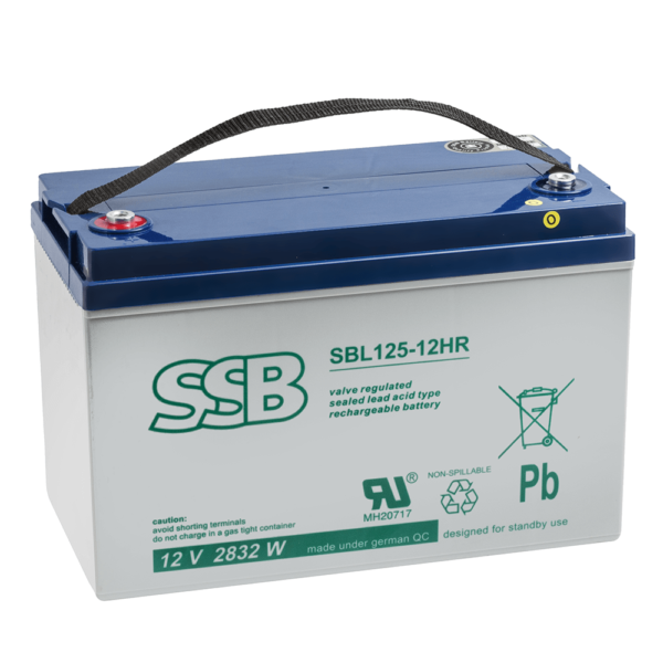 Akumulator SSB 100Ah kwasowo - ołowiowy SBL 125-12HR