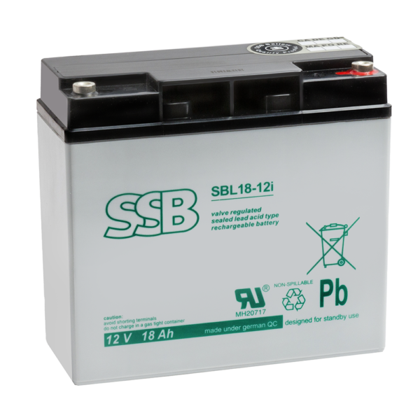 Akumulator SSB kwasowo - ołowiowy SBL 18-12i 18 Ah