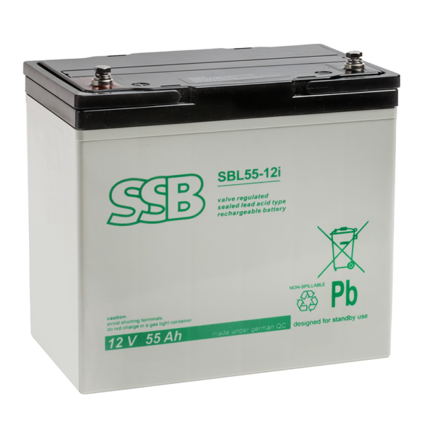 Akumulator SSB kwasowo - ołowiowy SBL 55 - 12i 55 Ah