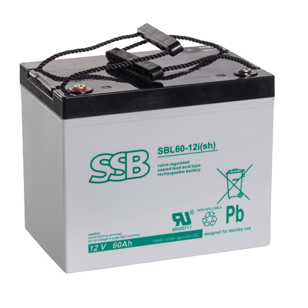 Akumulator SSB kwasowo - ołowiowy SBL 60 - 12i(sh) 60 Ah
