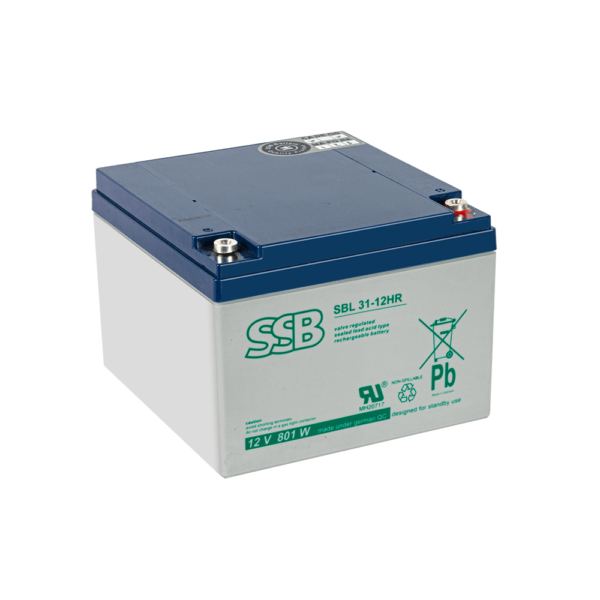 Akumulator SSB kwasowo - ołowiowy SBL 31-12HR 26Ah